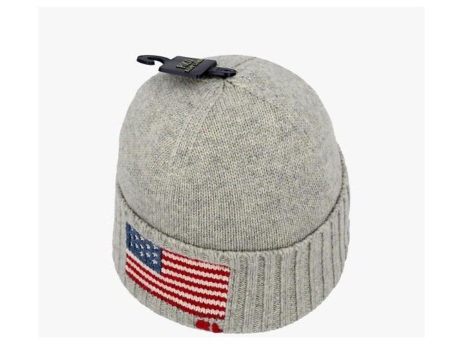 Ralph Lauren Flag Strickbeanie Mehrfarben - Ansicht 7