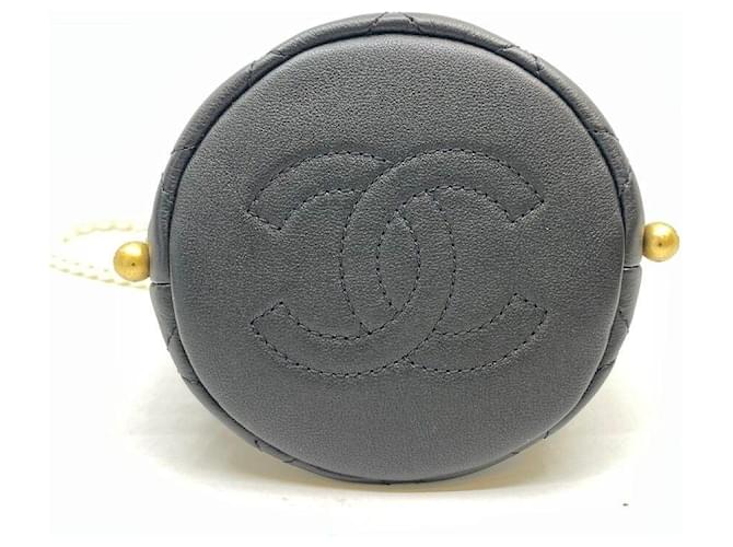 Chanel Mini borsa a sacchetto con perle e tracolla Bianco - vista 5