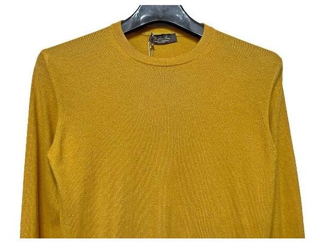 Loro Piana Kaschmir Pullover Gold Herren Golden - Ansicht 3