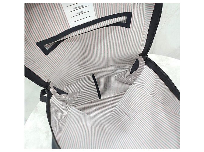 Thom Browne Gestreifter Nylon-Rucksack - vista 8