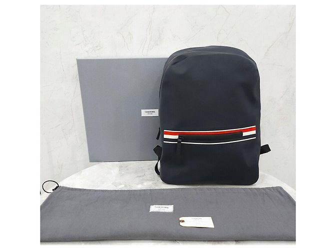Thom Browne Gestreifter Nylon-Rucksack - vista 9
