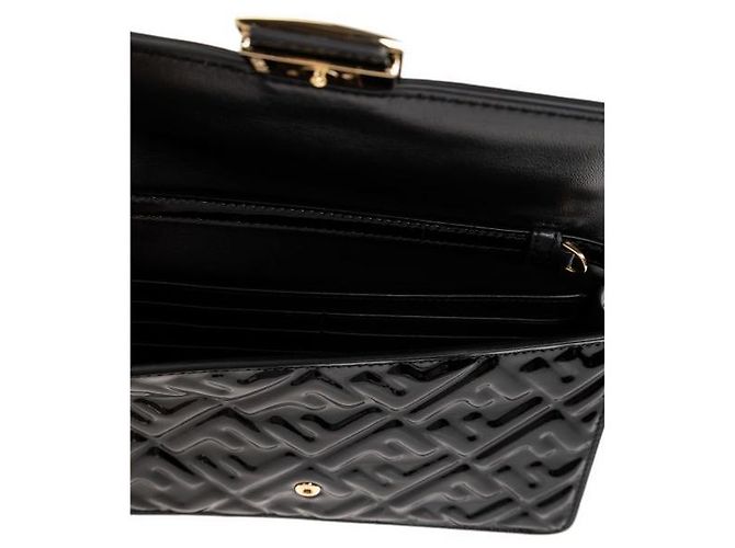 Fendi Borsa Wallet On Chain in pelle verniciata - vista 6
