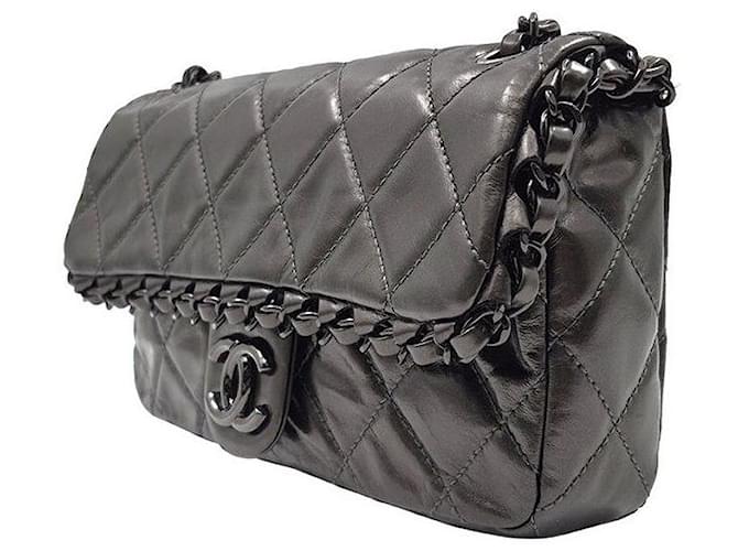 Chanel Borsa a tracolla Around Chain Marrone - vista 2