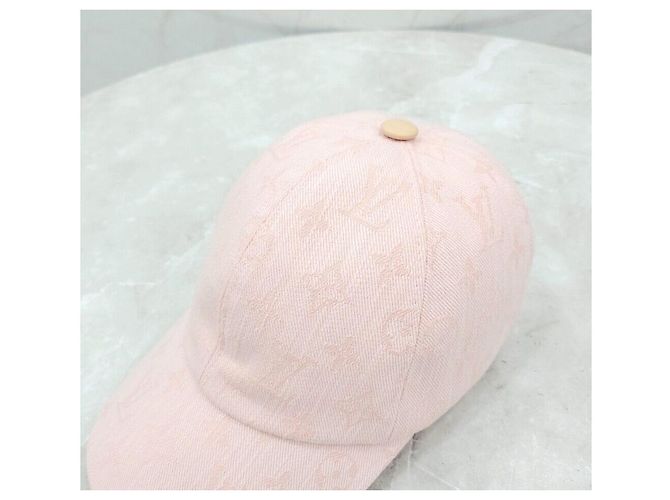 Louis Vuitton Be My Denim Baseball Cap Monogram Rosa Pink - Ansicht 4