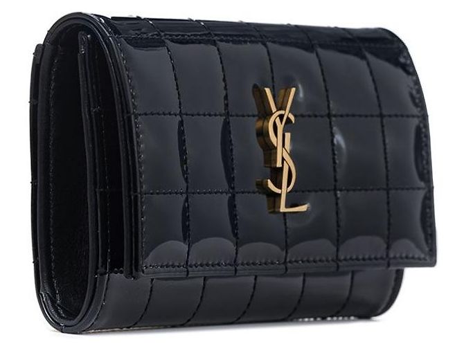Saint Laurent Cartera Cassandra Matelassé AACQF Negro - vista 5