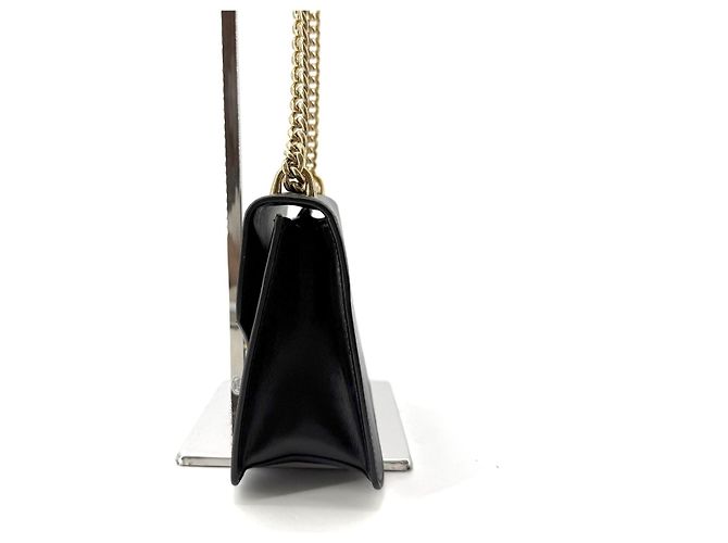 Prada Borsa a tracolla a busta con catena in Saffiano Nero - vista 5
