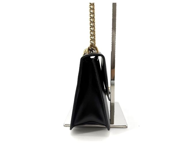 Prada Borsa a tracolla a busta con catena in Saffiano Nero - vista 6