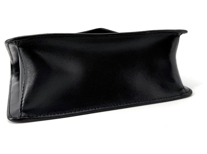 Prada Borsa a tracolla a busta con catena in Saffiano Nero - vista 7