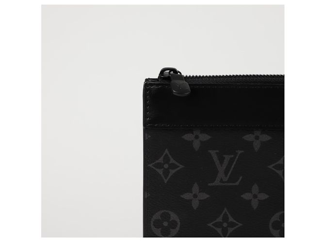 Louis Vuitton Pochette Jour Clutch Nero - vista 3
