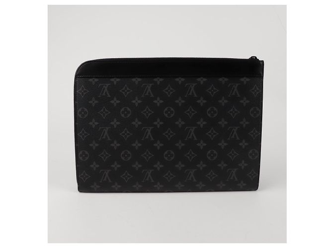 Louis Vuitton Pochette Jour Clutch Nero - vista 4