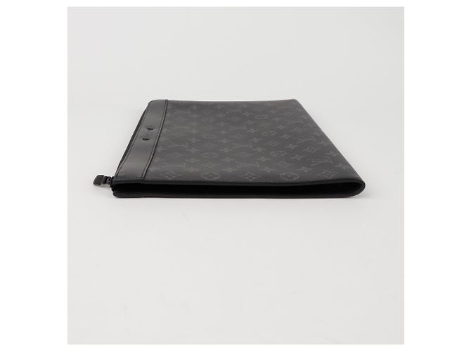 Louis Vuitton Pochette Jour Clutch Nero - vista 5