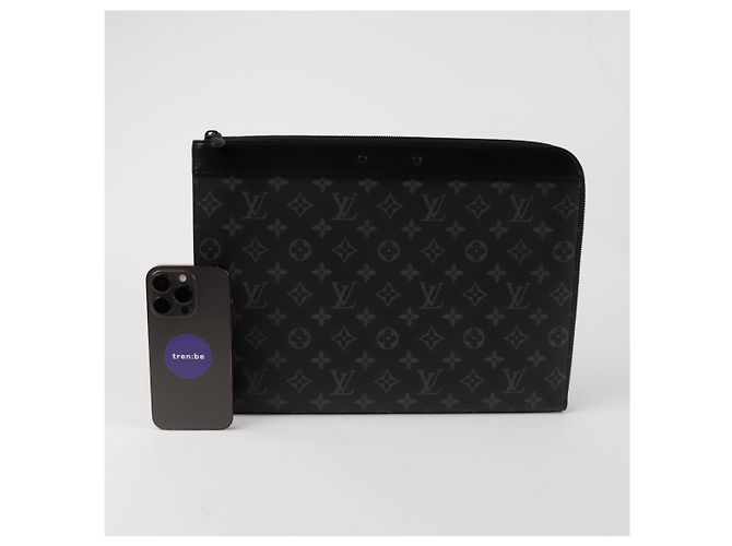 Louis Vuitton Pochette Jour Clutch Nero - vista 8