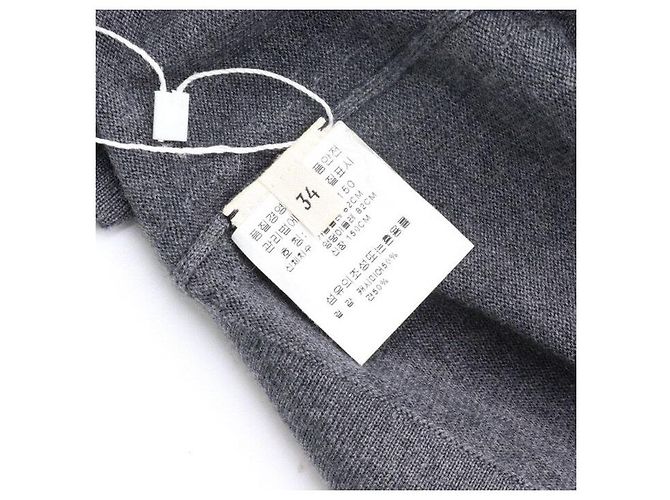 Hermès Abito scollo a V da donna in misto lana e cashmere Marrone - vista 5