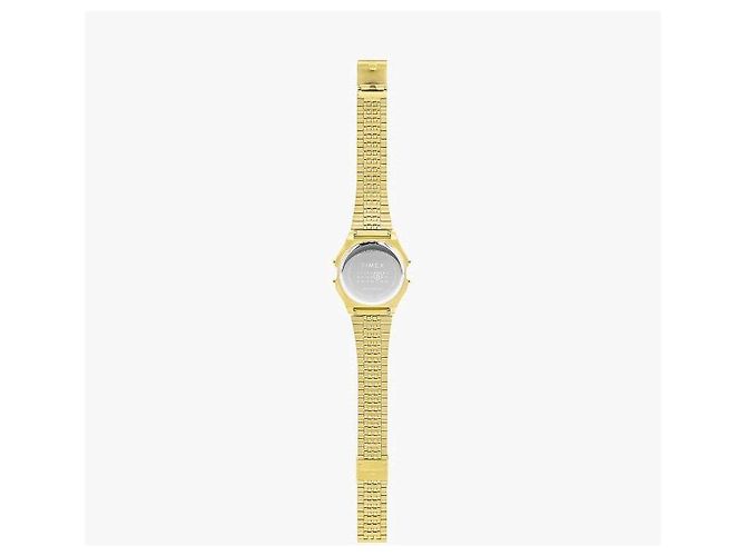 Maison Martin Margiela Conjunto de Presente Relógio Digital Timex em Metal Dourado - vista 7
