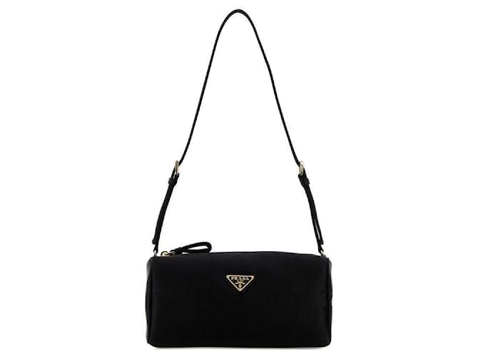 Prada Satin Mini-Tasche Schwarz - Ansicht 4