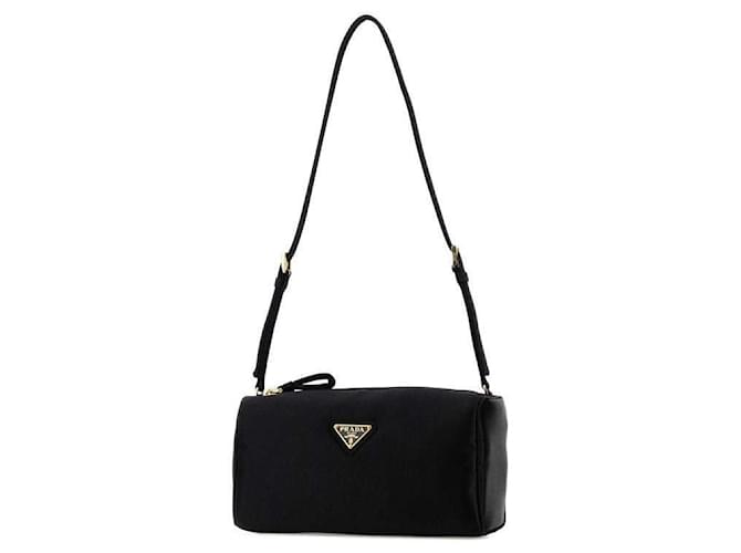 Prada Satin Mini-Tasche Schwarz - Ansicht 5
