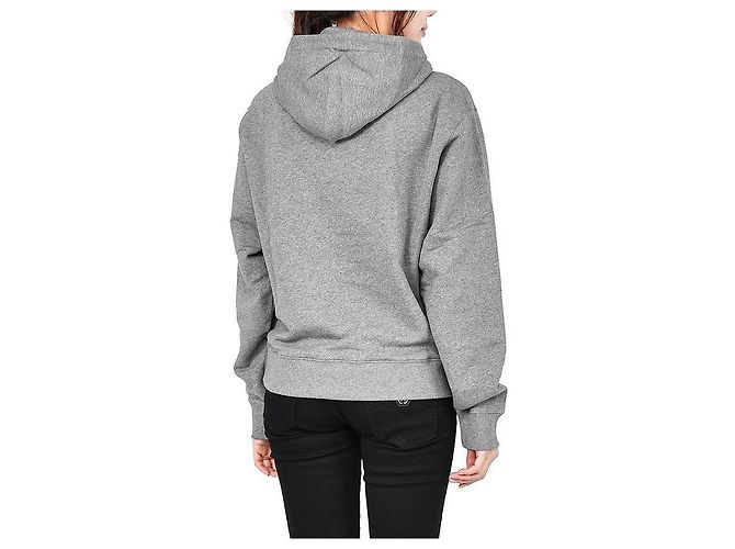 Kenzo Grauer Hoodie mit besticktem Tiger-Logo Braun - Ansicht 14