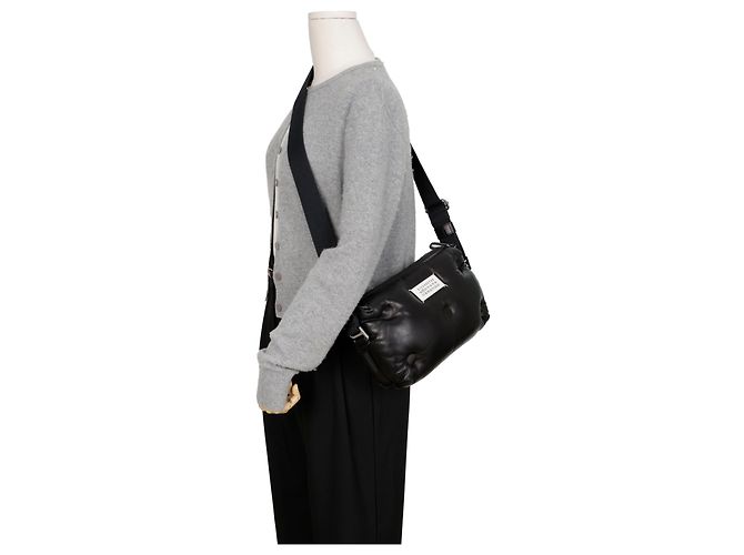 Maison Martin Margiela Borsa a tracolla e spalla Glam Slam Nero - vista 11