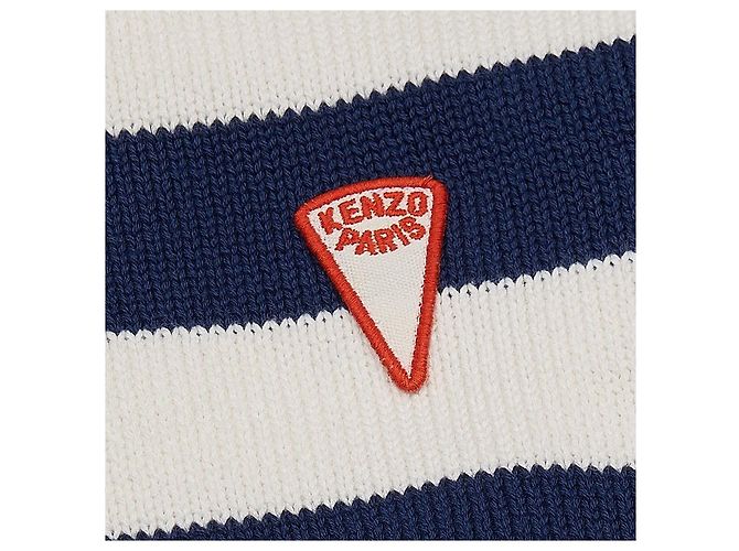 Kenzo Women's Stripe Crop Knit Black - view 5