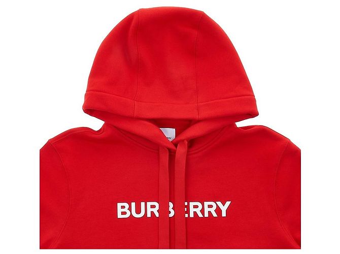 Burberry  Damen-Hoodie aus Baumwolle mit Logo-Print Rot - Ansicht 3