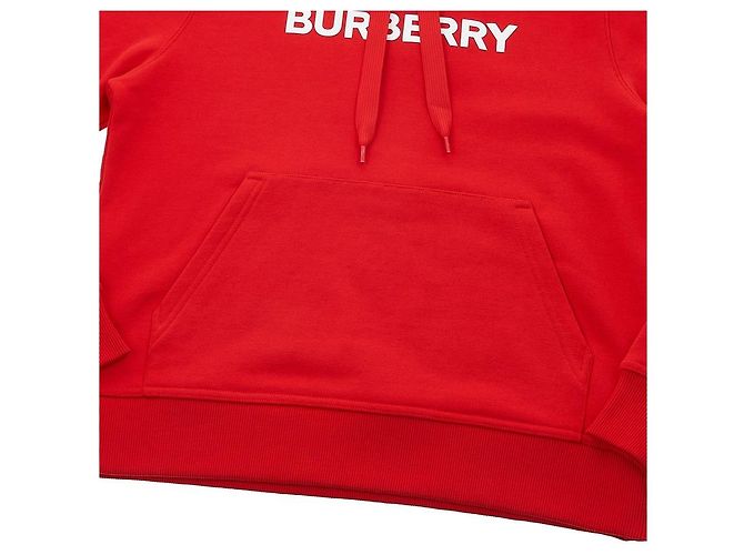 Burberry  Damen-Hoodie aus Baumwolle mit Logo-Print Rot - Ansicht 7