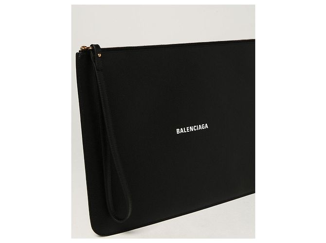 Clutch Balenciaga Dorata Nera Metallo Nero - vista 4