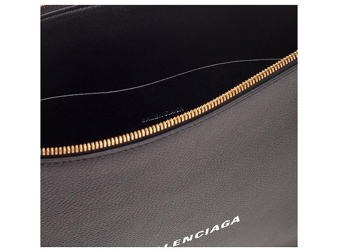Clutch Balenciaga Dorata Nera Metallo Nero - vista 5