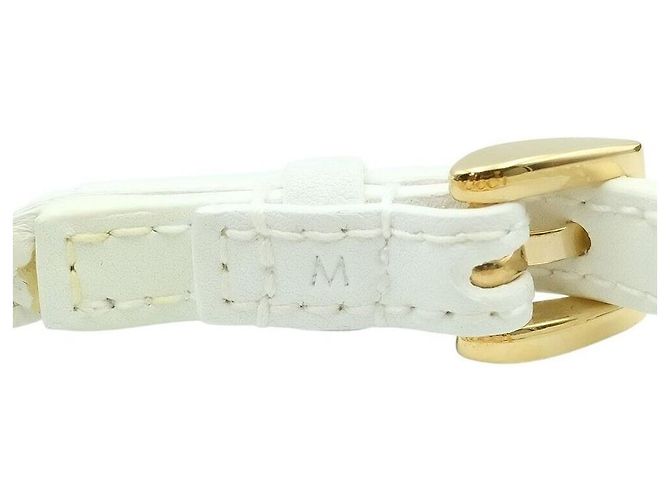 Gucci Bracciale in pelle Bianco - vista 3