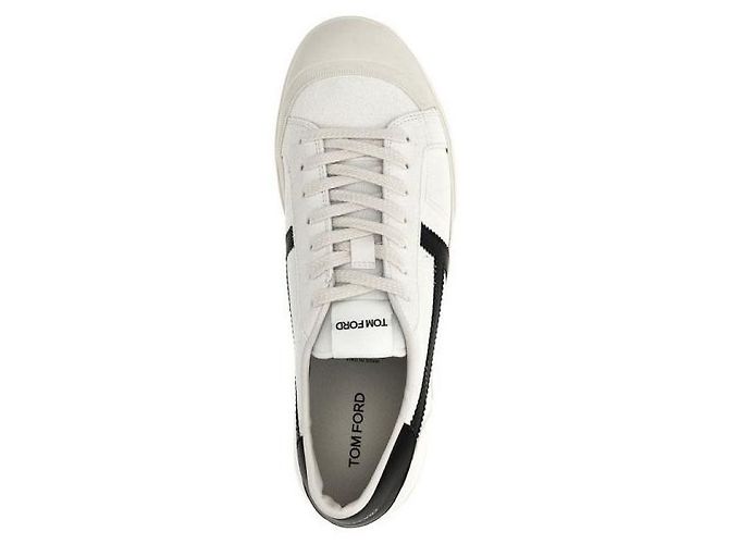 Tom Ford Sneakers Jarvis in camoscio Bianco - vista 6