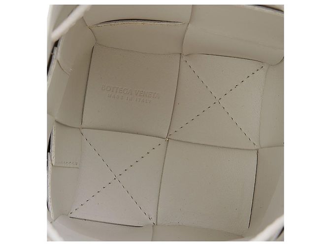 Bottega Veneta Borsa a secchiello Intrecciato Bianco - vista 10