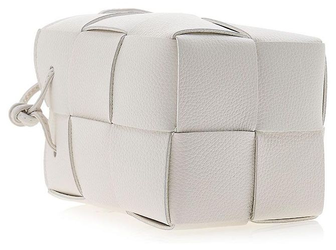Bottega Veneta Borsa a secchiello Intrecciato Bianco - vista 5