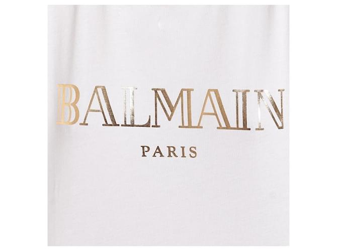 Balmain Top de algodón con logo estampado y botones Multicolor - vista 10