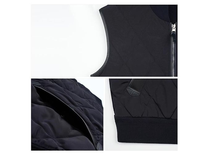 Tom Ford Diamond Quilted Trim Vest - view 9