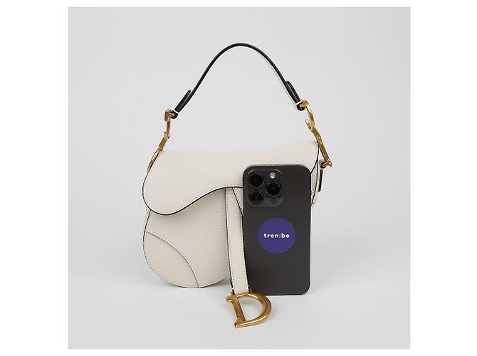 Dior Mini Saddle Schultertasche Silber - Ansicht 7