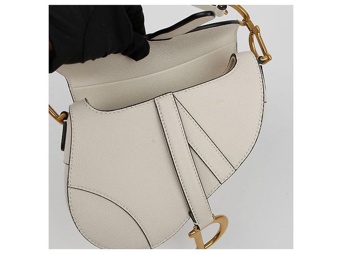 Dior Mini Saddle Schultertasche Silber - Ansicht 8