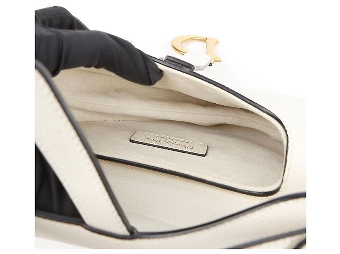 Dior Mini Saddle Schultertasche Silber - Ansicht 9