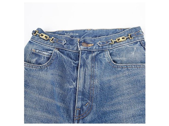 Céline Pantalones Denim Jane Flare Talla Azul - vista 3