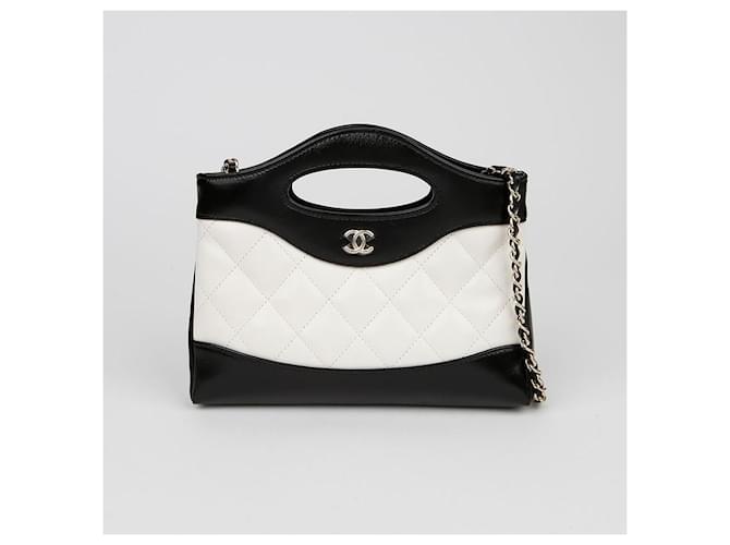 Chanel Borsa a tracolla shopping Bianco - vista 2
