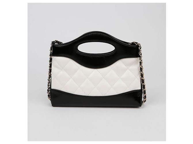 Chanel Borsa a tracolla shopping Bianco - vista 4