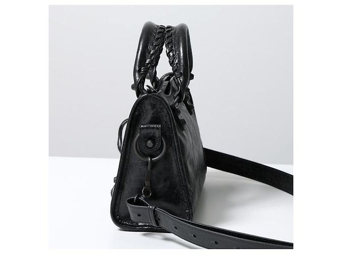 Balenciaga Le City Bag Mini mit Messing-Akzenten Schwarz - Ansicht 5