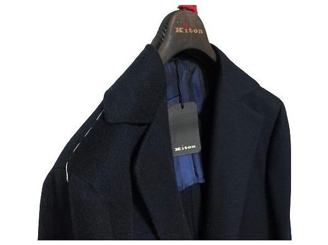 Giacca Kiton in tessuto nero - vista 4