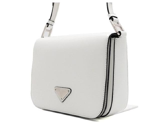 Prada Borsa a tracolla e borsa a spalla bianca spazzolata Bianco - vista 2