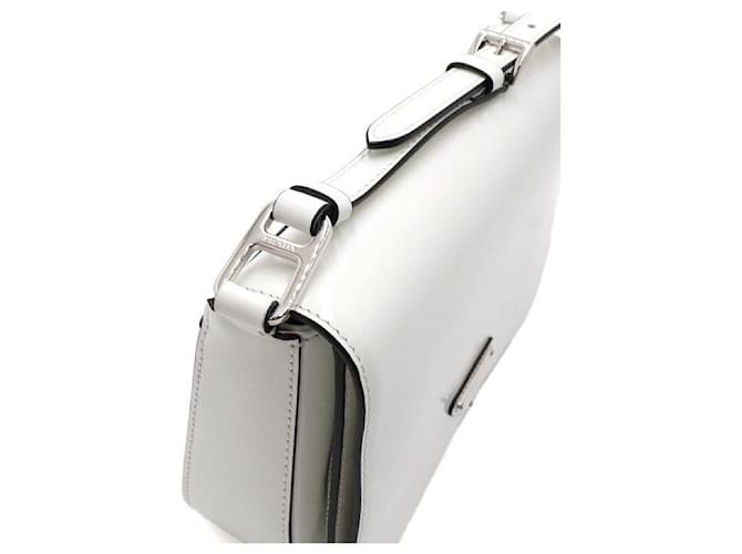 Prada Borsa a tracolla e borsa a spalla bianca spazzolata Bianco - vista 9