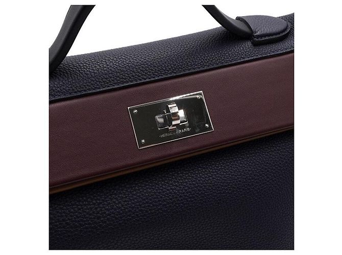 Hermès Borsa a mano e a tracolla Kelly Multicolor Veau Togo Multicolore - vista 10