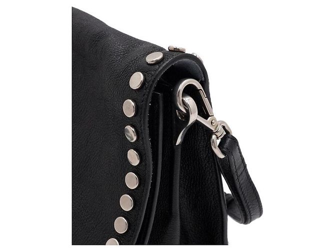 Prada Borsa a spalla e crossbody borchiata in pelle nera Nero - vista 12