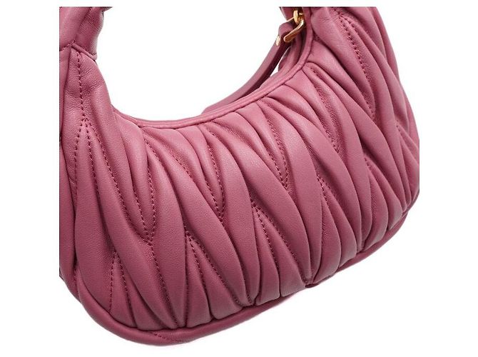 Miu Miu Rosa Mini Hobo Tote Bag und Schultertasche Crossbody - Ansicht 10