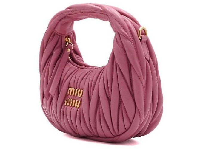 Miu Miu Rosa Mini Hobo Tote Bag und Schultertasche Crossbody - Ansicht 2