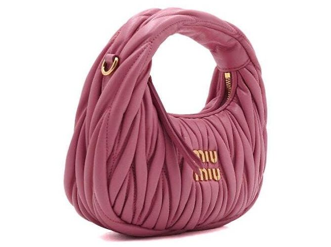 Miu Miu Rosa Mini Hobo Tote Bag und Schultertasche Crossbody - Ansicht 3