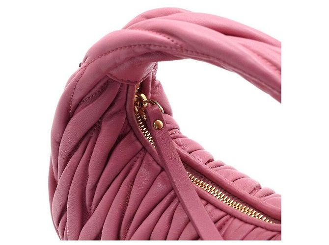 Miu Miu Rosa Mini Hobo Tote Bag und Schultertasche Crossbody - Ansicht 7