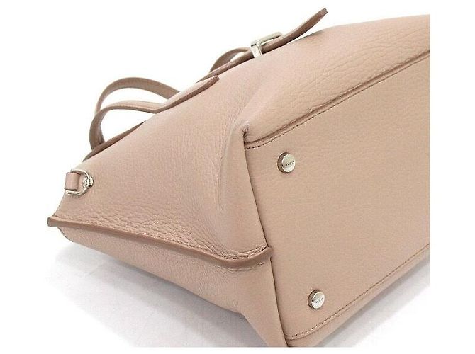 Tod's Mini borsa tote a tracolla Indi in pelle rosa - vista 12